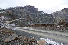 7/ Rohstoffgewinnung - Hartgestein (Basalt / Diabas)